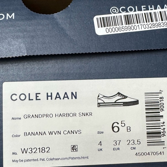 Cole Haan Grand Pro Woven Canvas Sneakers - Picture 8 of 8